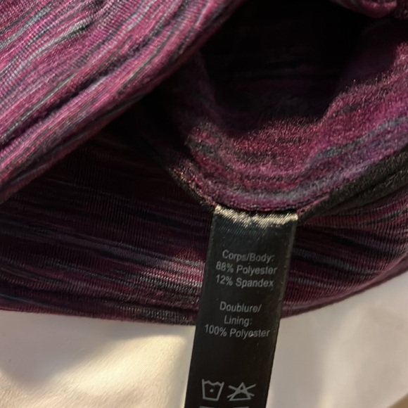 Kyodan Purple Quarter Zip Pullover Sweatshirt - Picture 6 of 6